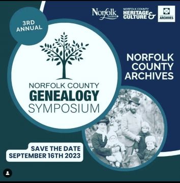 Norfolk County Genealogy Symposium