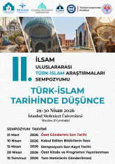 II. İLSAM ULUSLARARASI  TÜRK-İSLAM ARAŞTIRMALARI SEMPOZYUMU 