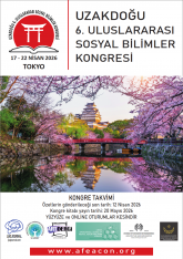 UZAKDOĞU 6. ULUSLARARASI SOSYAL BİLİMLER KONGRESİ