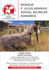 MUNZUR 9. ULUSLARARASI SOSYAL BİLİMLER KONGRESİ