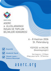 ASERC 4. ULUSLARARASI İNSAN VE TOPLUM KONGRESİ