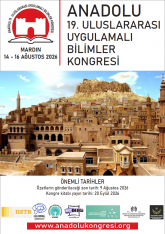 ANADOLU 19. ULUSLARARASI UYGULAMALI BİLİMLER KONGRESİ