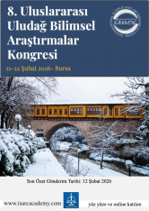 8. Uluslararası Uludağ Bilimsel Araştırmalar Kongresi