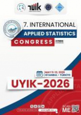 UYİK-2026: 7. Uluslararası Uygulamalı İstatistik Kongresi