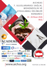 AICHEAS 7. ULUSLARARASI SAĞLIK, MÜHENDİSLİK VE UYGULAMALI BİLİMLER KONGRESİ