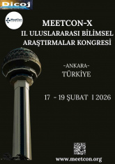 MeetCon - X  II. Uluslararası Bilimsel Araştırmalar Kongresi  17-19 ŞUBAT 2026, Ankara/TÜRKİYE