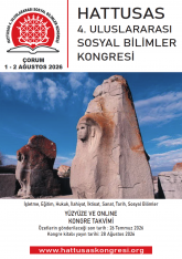 HATTUŞAŞ 4. ULUSLARARASI SOSYAL BİLİMLER KONGRESİ