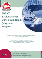 ABANT 6. Uluslararası Güncel Akademik Çalışmalar Kongresi