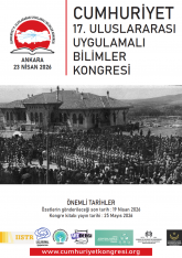 CUMHURİYET 17. ULUSLARARASI UYGULAMALI BİLİMLER KONGRESİ