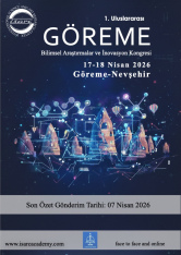 1. Uluslararası Göreme Bilimsel Araştırmalar ve İnovasyon Kongresi  1 