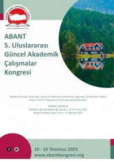 ABANT 5. ULUSLARARASI GÜNCEL AKADEMİK ÇALIŞMALAR KONGRESİ