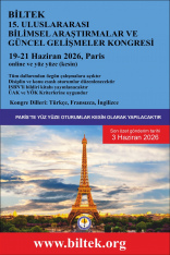 BİLTEK 15. Uluslararası Bilimsel Araştırmalar ve Güncel Gelişmeler Kongresi
