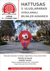 HATTUŞAŞ 3. ULUSLARARASI UYGULAMALI BİLİMLER KONGRESİ