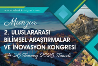 2. ULUSLARARASI MUNZUR BİLİMSEL ARAŞTIRMALAR VE İNOVASYON KONGRESİ