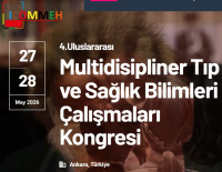 4.Uluslararası Multidisipliner Tıp ve Sağlık Bilimleri Çalışmaları Kongresi