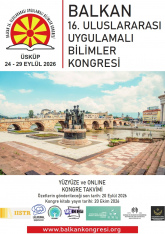 BALKAN 16. ULUSLARARASI UYGULAMALI BİLİMLER KONGRESİ