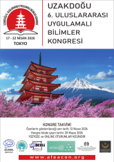UZAKDOĞU 6. ULUSLARARASI UYGULAMALI BİLİMLER KONGRESİ