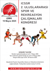 ICSSR 2. ULUSLARARASI SPOR VE REKREASYON ÇALIŞMALARI KONGRESİ