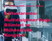 6.Uluslararası Mühendislik ve Doğa Bilimleri Çalışmaları Kongresi